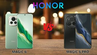 Honor Magic 6 Vs Honor Magic 6 Pro