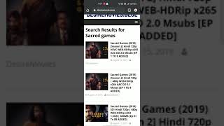 how to download sacred games season 2