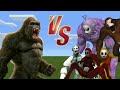 King Kong vs. Slendytubbies | Minecraft