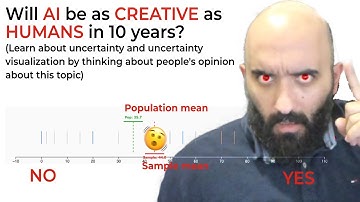 Week 7 - Do people think that AI will REPLACE human creativity (UNCERTAINTY VISUALIZATION)