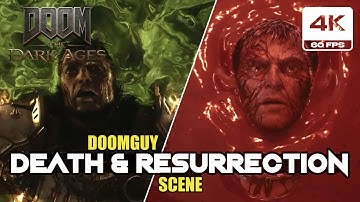 DOOM: The Dark Ages - Doomguy Death & Resurrection Scene (4K 60FPS)