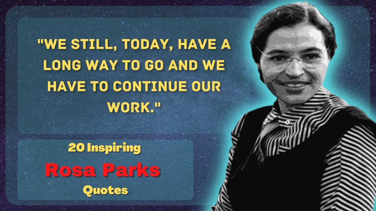 Rosa Parks quotes top 20 Rosa Parks quotes most famous