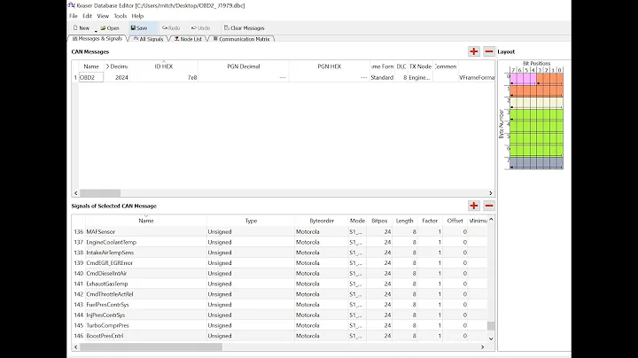 How To Create a simple DBC file using Kvaser Database Editor 3