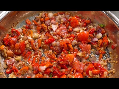Resep Sambal Bawang Terasi Viral