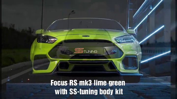 Focus RS mk3 lime green by SS-tuning