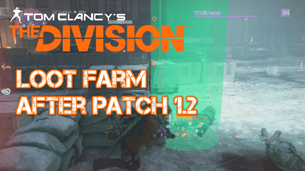 The Division Dark zone loot farm  after patch 1.2