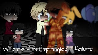 ||William's first springlock failure||TW:BLOOD|[Fnaf//Gacha club]