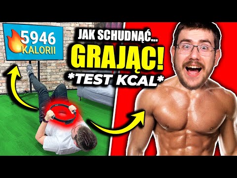 ILE MOŻNA SCHUDNĄĆ GRAJĄC W GRY *test z licznikiem kcal*
