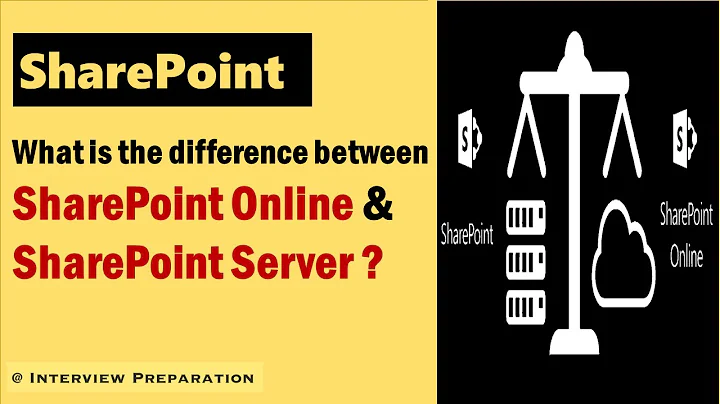 Difference between SharePoint online and SharePoint Server #interview
