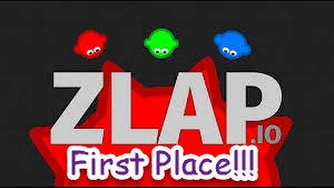 MY First Time Playing Zlap.io!  1st Place!!