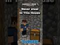 Never Steal in This House!!! Security system in #minecraft no Addon / no mod #minecraftshorts #fyp