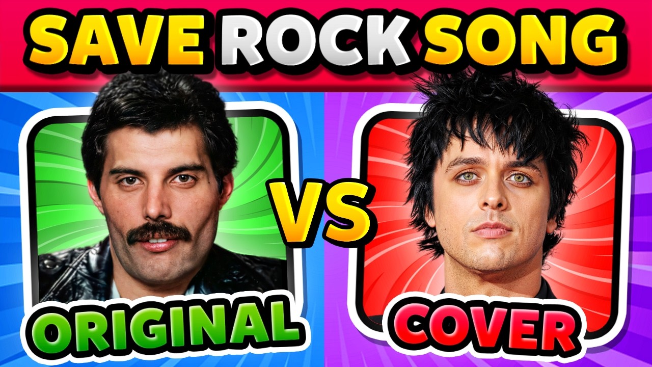 Original vs Cover 🤘Save One ROCK Song 🎸 Iconic Rock Songs | Music Quiz