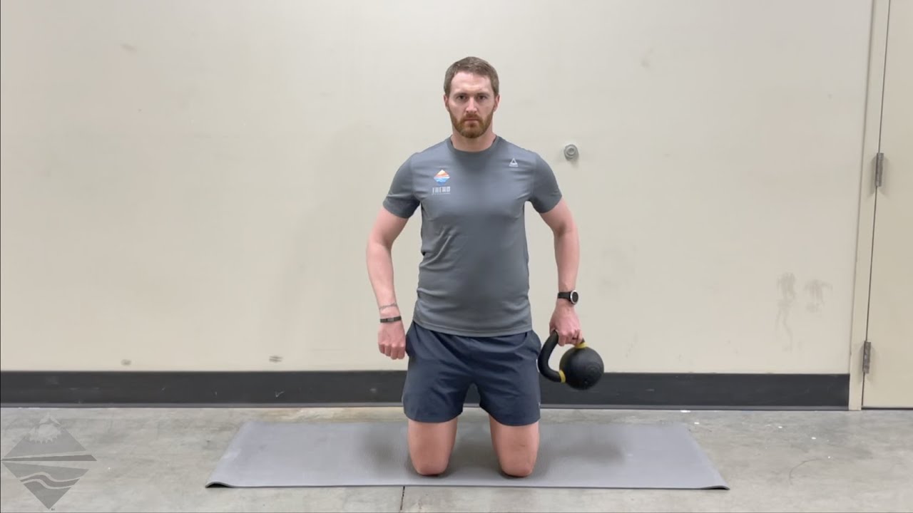 Tall Kneeling Kettlebell Halo (low) Strength for Runners YouTube