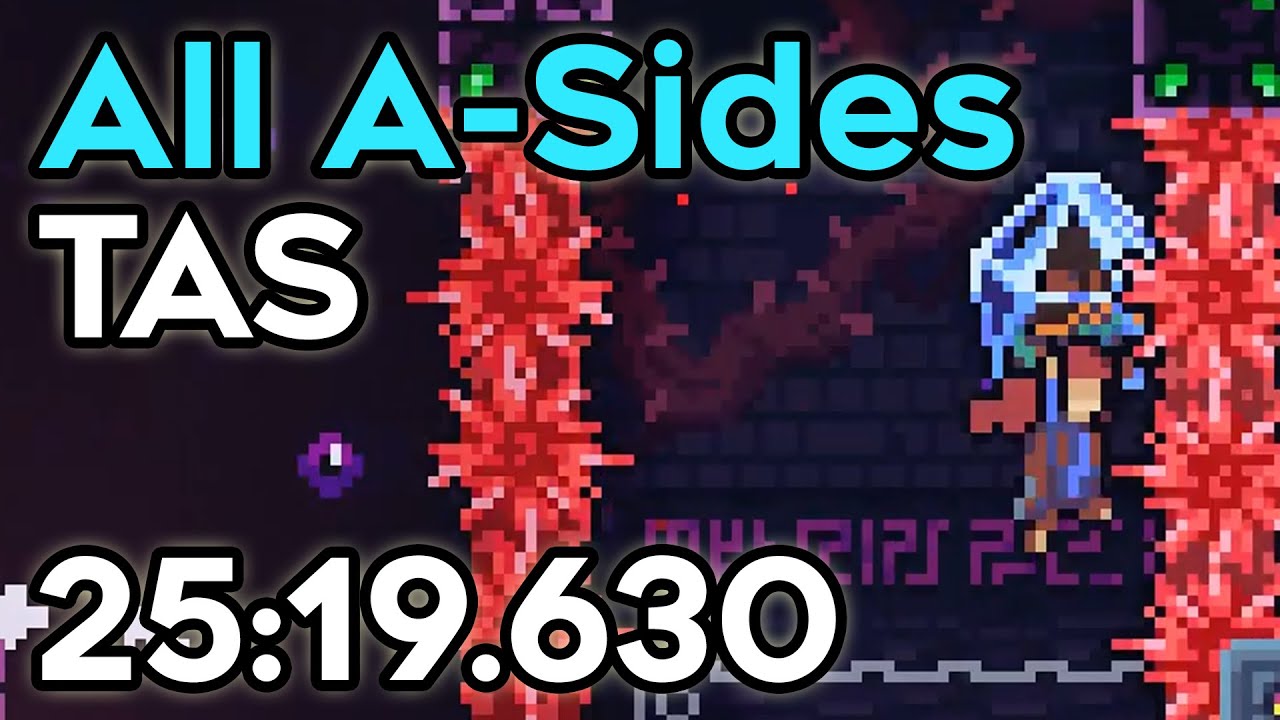 TAS] Celeste All A-Sides in 25:19.630 - YouTube