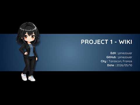 CS50W - Project 1 - Wiki