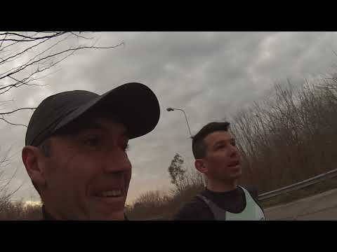 Carrera de 10 k en Ezeiza con amigos
