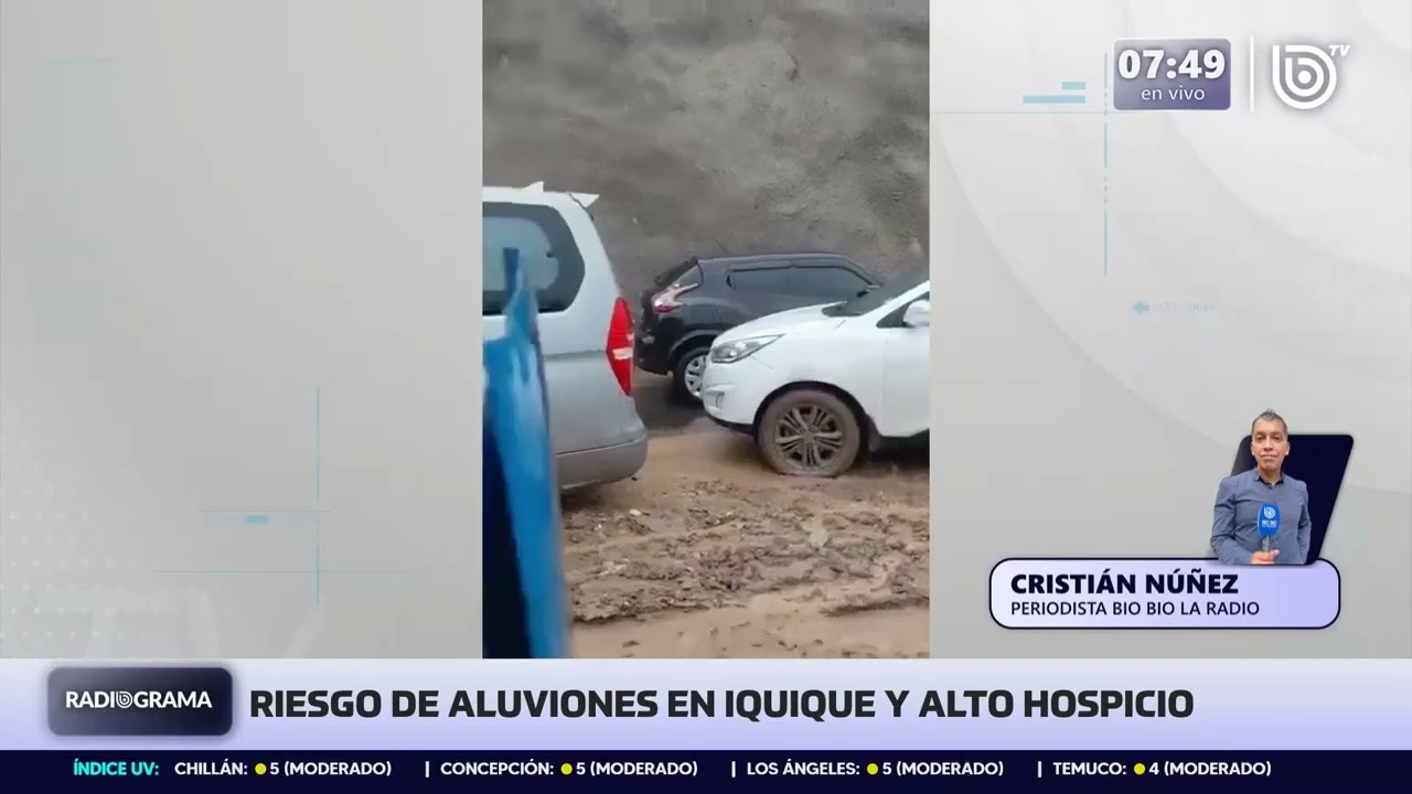 ¿Alerta de aluviones en la Región de Tarapacá? Los riesgos del sistema frontal en el norte