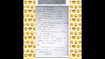 Proof of Theorem in Vector Space Related to Subspace and Linear Span #Shorts #youtubeshortsvideo