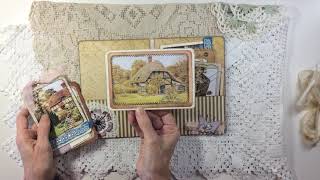 A handmade gift folder that holds a collection of tags and journal ...