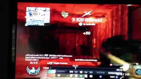 My quick scope kill feed black ops!