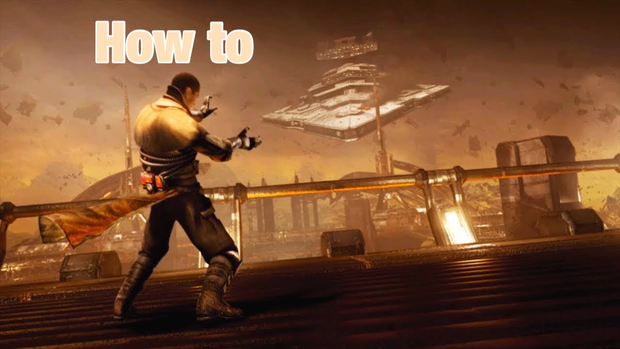 How to Bring Down The Star Destroyer - Star Wars The Force Unleashed