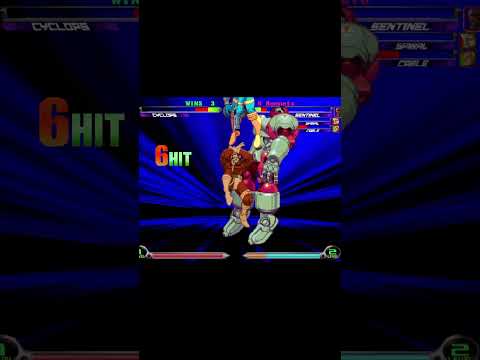 MvC2: Cliff - Cyclops Gene Slice xx SOB 2 for 1 Combo .:10.1.24:.