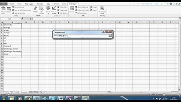 How to make Combo box in Excel
