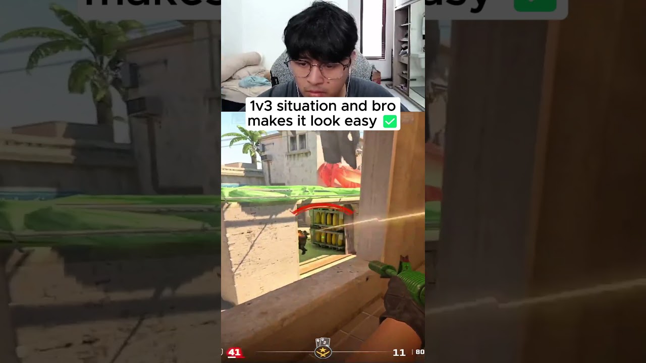 BRO MAKES A 1V3 LOOK EASY ✅ 