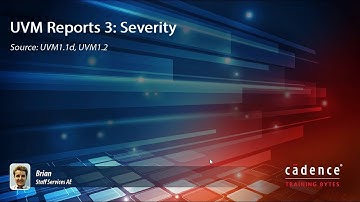 UVM Reports 3:  Severity