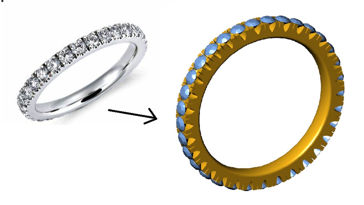 See Eternity Ring CADrhino matrix9 learning video/ Ring / || Jewelry ...