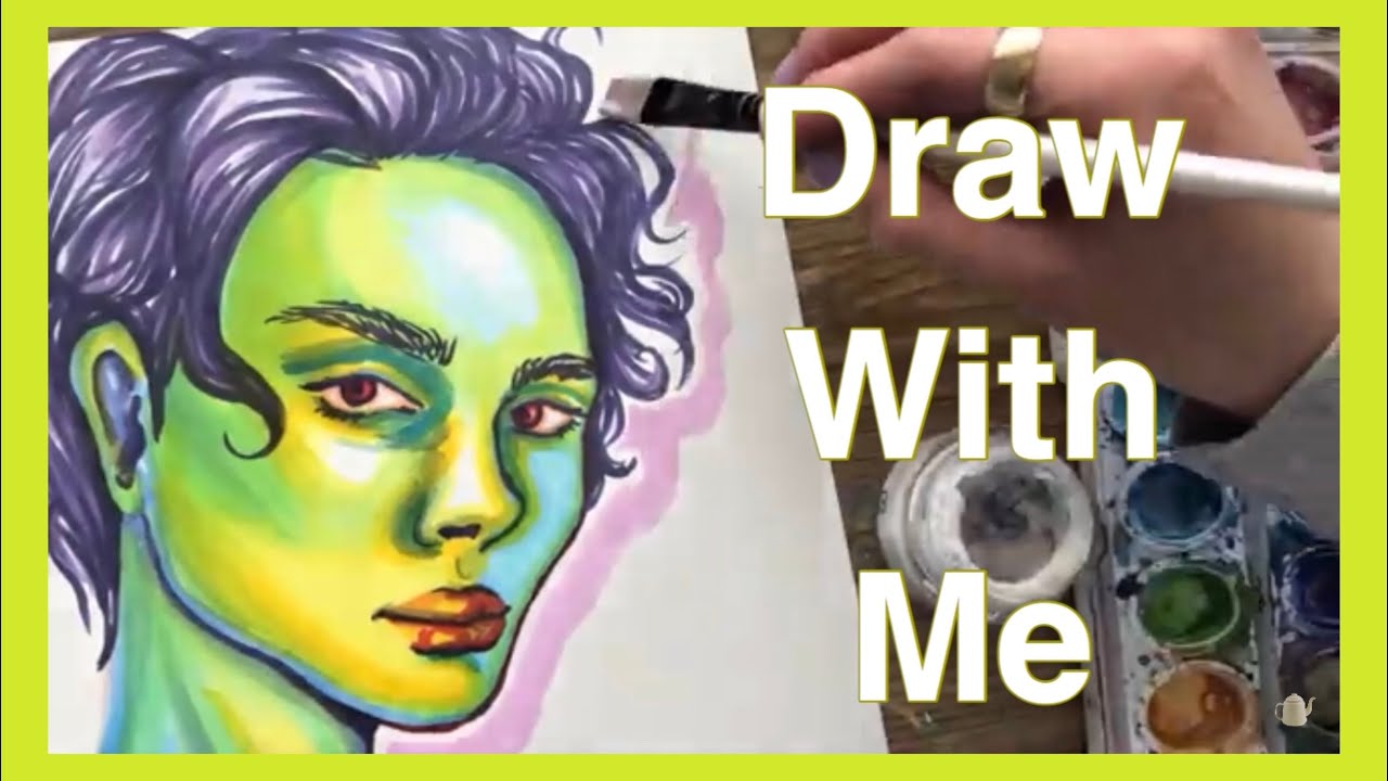 Draw With Me Using Copic Markers - YouTube