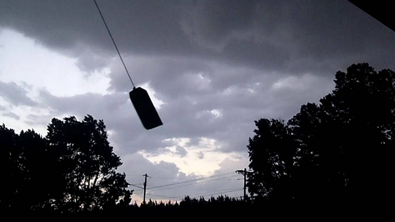 Severe Thunderstorm - 7-8-16 - Porch Footage