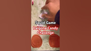 Squid Game ~ Dalgona Candy Challenge♦️#squidgame #dalgonacandychallenge #shorts #netflix #trending
