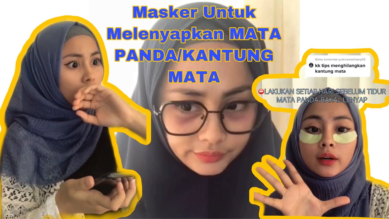Masker AMPUH untuk menghilangkan Mata Panda/Kantung Mata