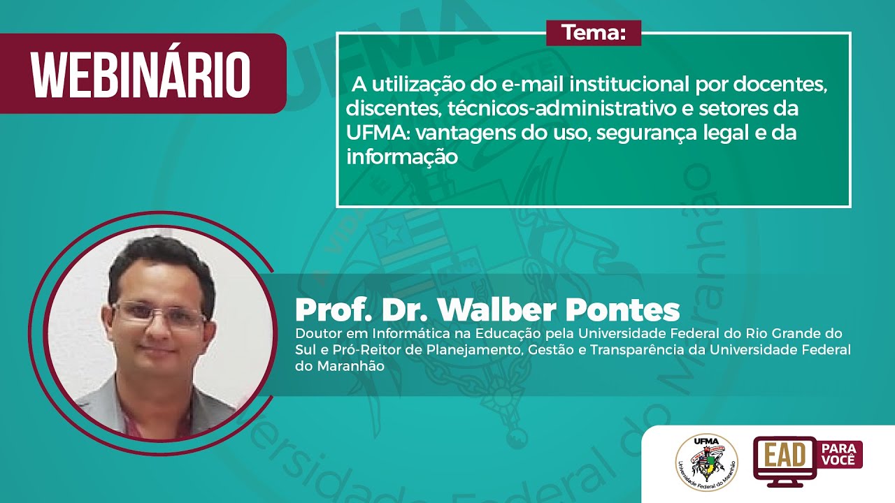 Webinário - A utilização do e-mail institucional por comunidade ...