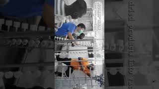 PVD coating machine and UV painting line @PVD @plastic @ cosmetics @surface treatment @UV painting