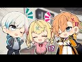 【手描き】渋ハルとエイム君のKNRムーブに巻き込まれる星川【渋谷ハル/星川サラ/BobSappAim/星春隊/KNR/切り抜き】