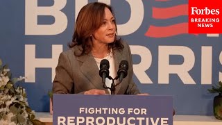 VP Kamala Harris Rails Against 'Trump Abortion Bans' At Las Vegas, Nevada, Event