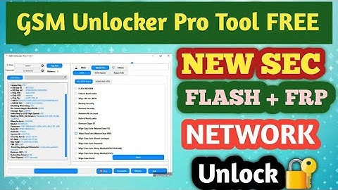 GSM Unlocker Pro Tool For android Phone 📱| Step by Step Unlock and Repair Guide 2025