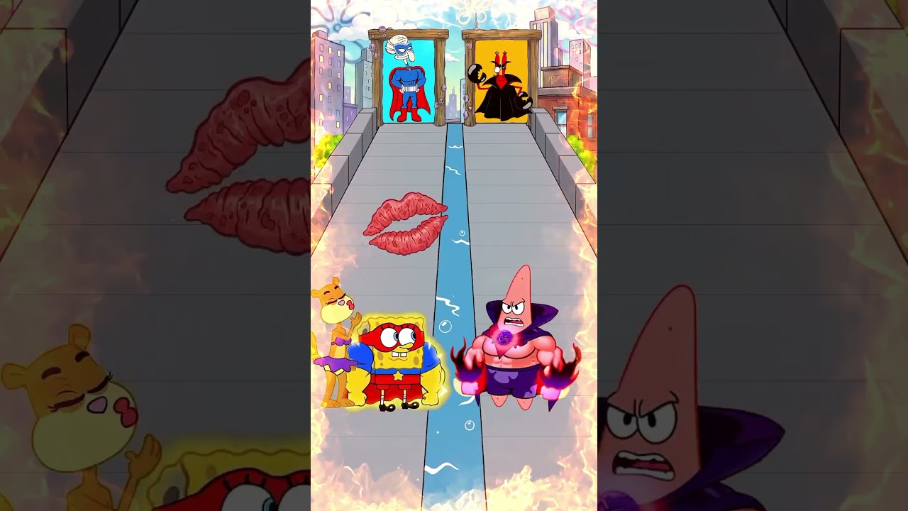 Hero vs Villain Spongebob x Patrick Star 