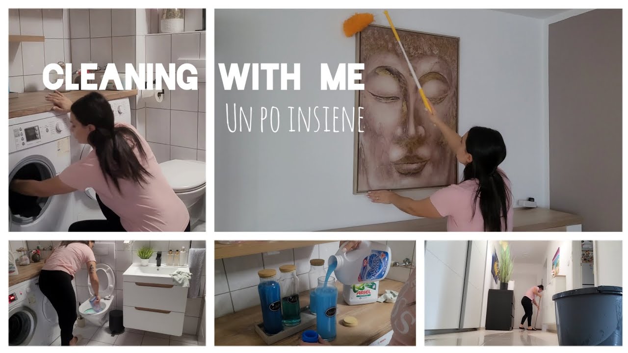 CLEANING WITH ME 🧼 || Pulizie insieme || lavatrice, pavimento e cambio lenzuola