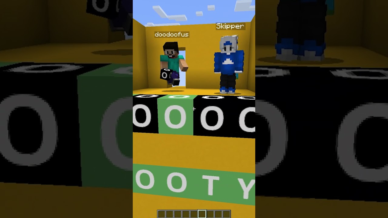 Can they guess the word?🤣🤣  #minecraft #shorts #minecraftmemes
