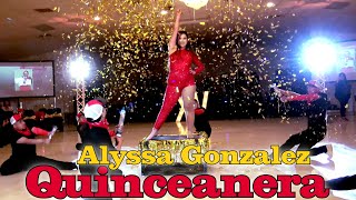 Alyssa Gonzalez Quinceanera Surprise Dance | El Mejor Baile Sorpresa  | Family Dance | The Entourgae