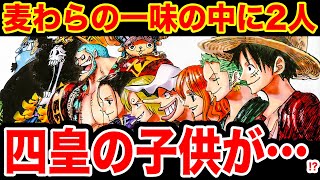 【ワンピース考察】麦わらの一味に2人も四皇の子供が・・・！？【ワンピース ネタバレ】【ONE PIECE考察】