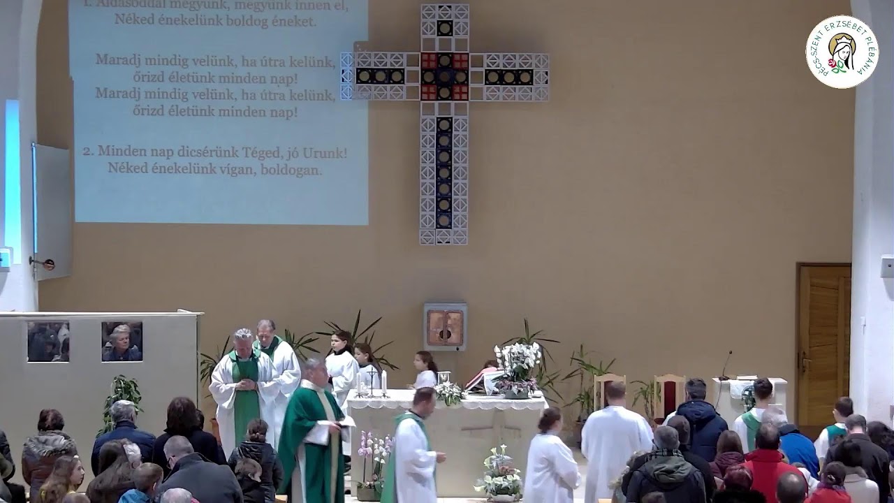 Élő szentmise közvetítés