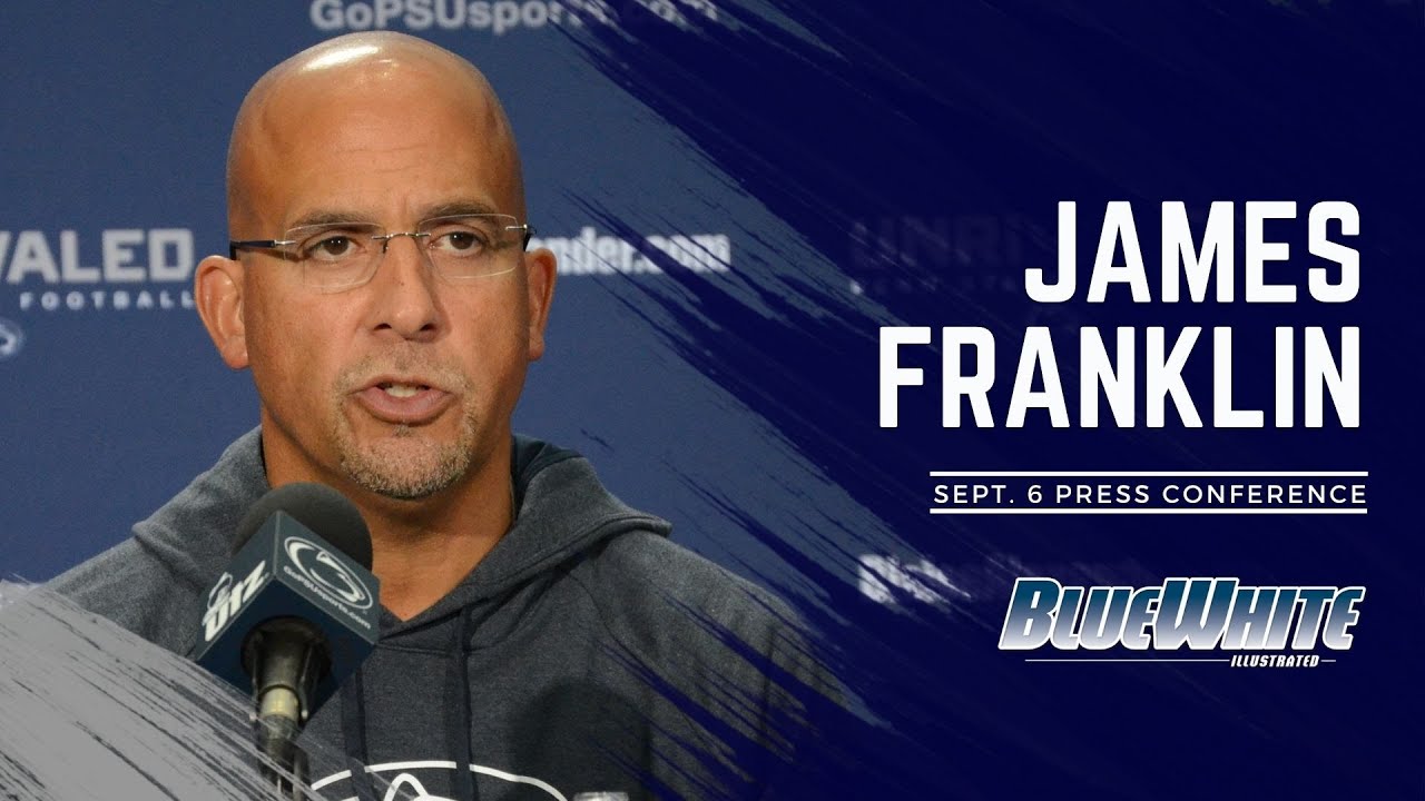 James Franklin details plan to play depth against Ohio | #weare - YouTube