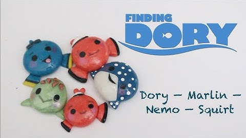 DIY Polymer Clay Finding Nemo Charms