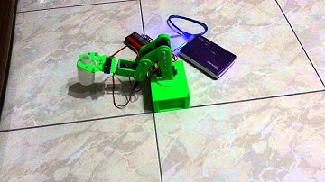 Arduino 機械手臂 (專為SG90伺服馬達而設計之6自由度機器手臂)  machine arm