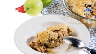 Шведская кухня: Яблочный пирог с ванильным соусом Шведская кухня: Яблочный пирог с ванильным соусом
