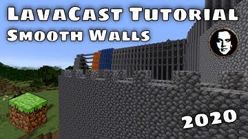Minecraft LavaCast Tutorial: How to Cast Smooth Walls With Lava & Water